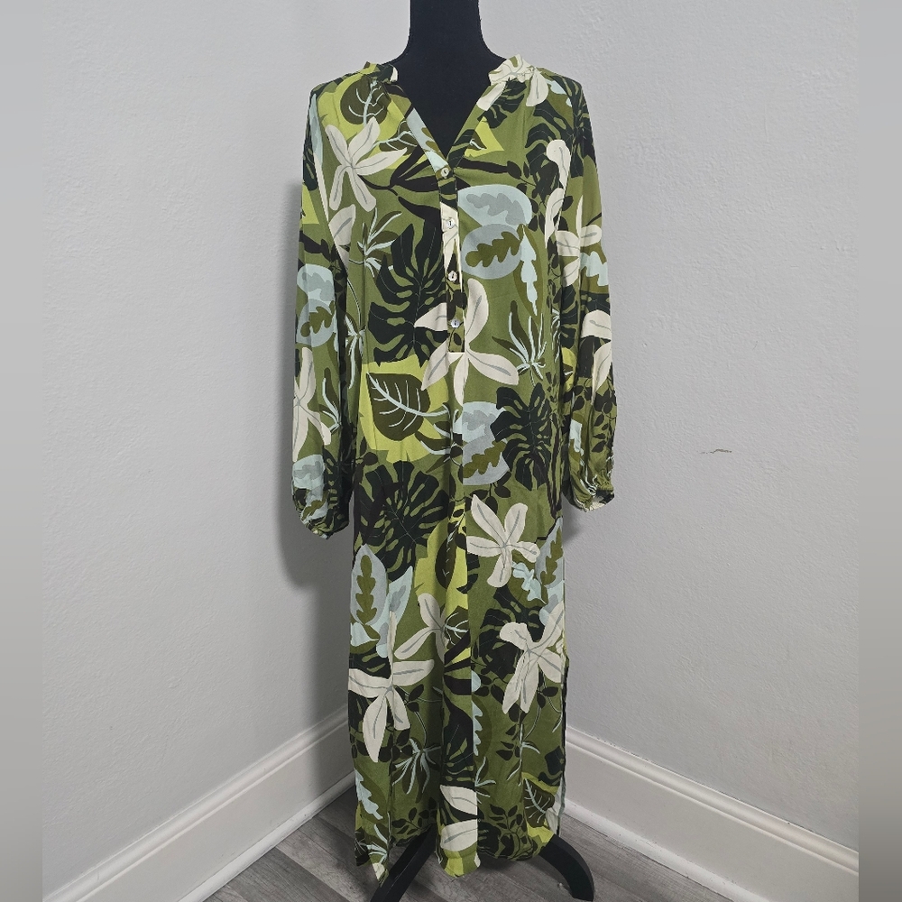 Citrine Swim By Anthropologie Midi Shirt Dress Size Small